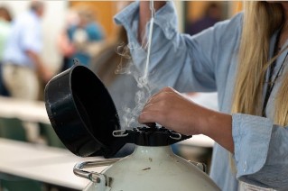 demonstration at hands-on workshop